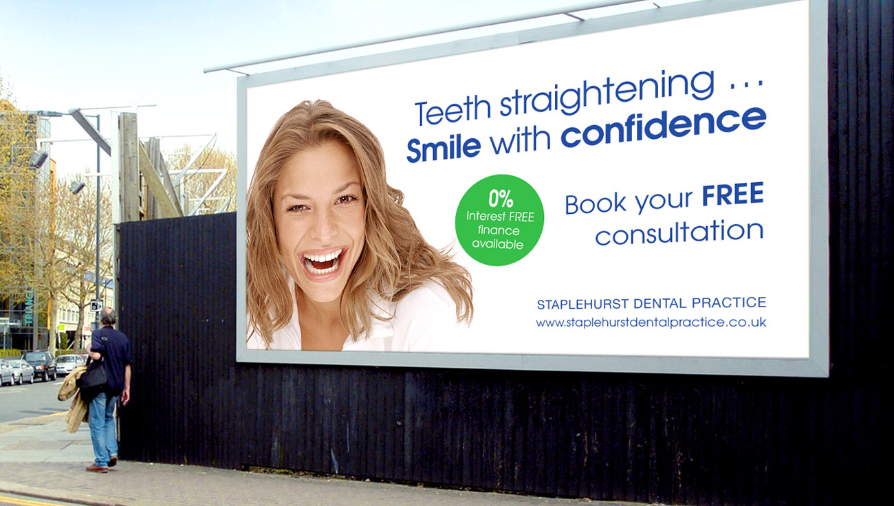 Staplehurst Dental Practice teeth straightening advert